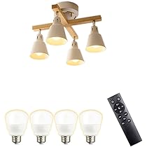 4灯シーリングライト　リモコンとひも付き　Led４つ付き 楽天市場】【リモコン付き】シーリングライト 4灯 レダ Leda